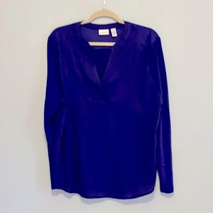 Chico’s Royal Blue v neck top